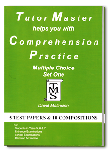 Tutor Master helps you with Comprehension Practice book cover