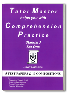 Tutor Master helps you with Comprehension Practicebook cover