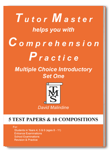 Tutor Master helps you with Comprehension Practice Multiple Choice Introductory Set One cover