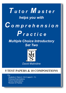 Tutor Master helps you with Comprehension Practice Multiple Choice Introductory Set Two cover